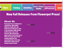 Tablet Screenshot of flowerpotpress.com